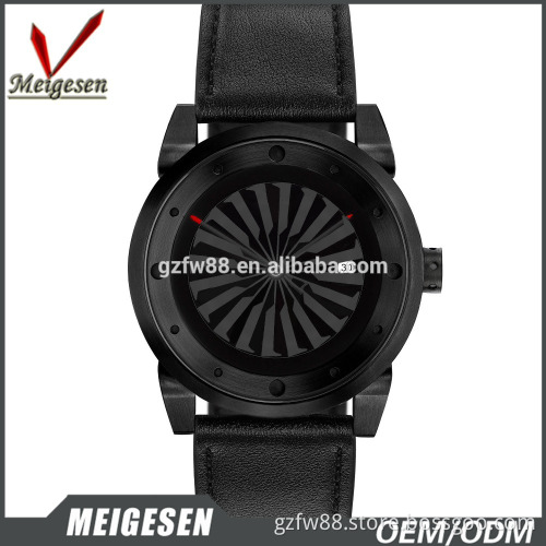 Shenzhen watch factory new fashion custom your brand logo cool black watch men